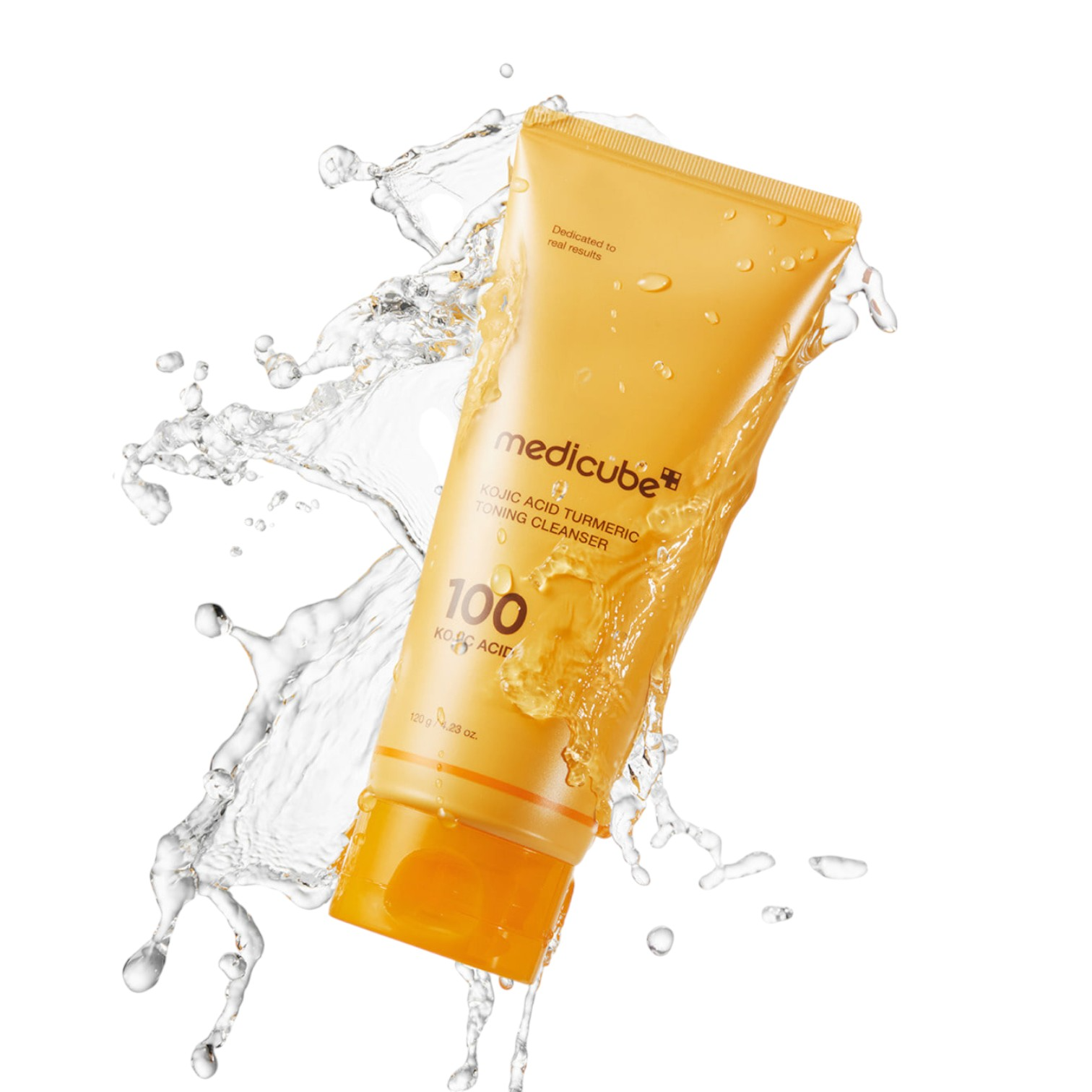 MEDICUBE KOJIC ACID LIMPIADOR TURMERIC TONING CLEANSER 120G - 1