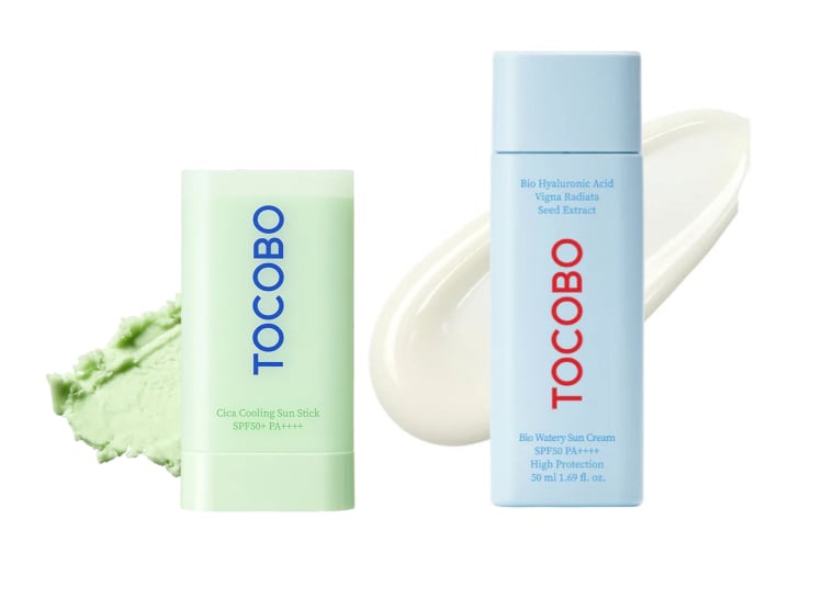 TOCOBO BLOQUEADOR CICA COOLING EN BARRA + TOCOBO BIO SUN CREAM SPF50+ PA++++ KIT PROTECTOR SOLAR COREANO - 1