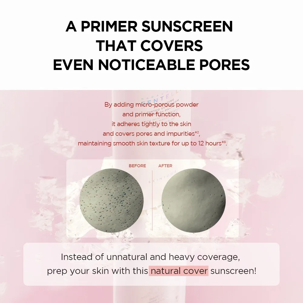 SKIN1004 MADAGASCAR CENTELLA BLOQUEADOR POREMIZING VELVET FINISH SUNSCREEN 50ML - 3