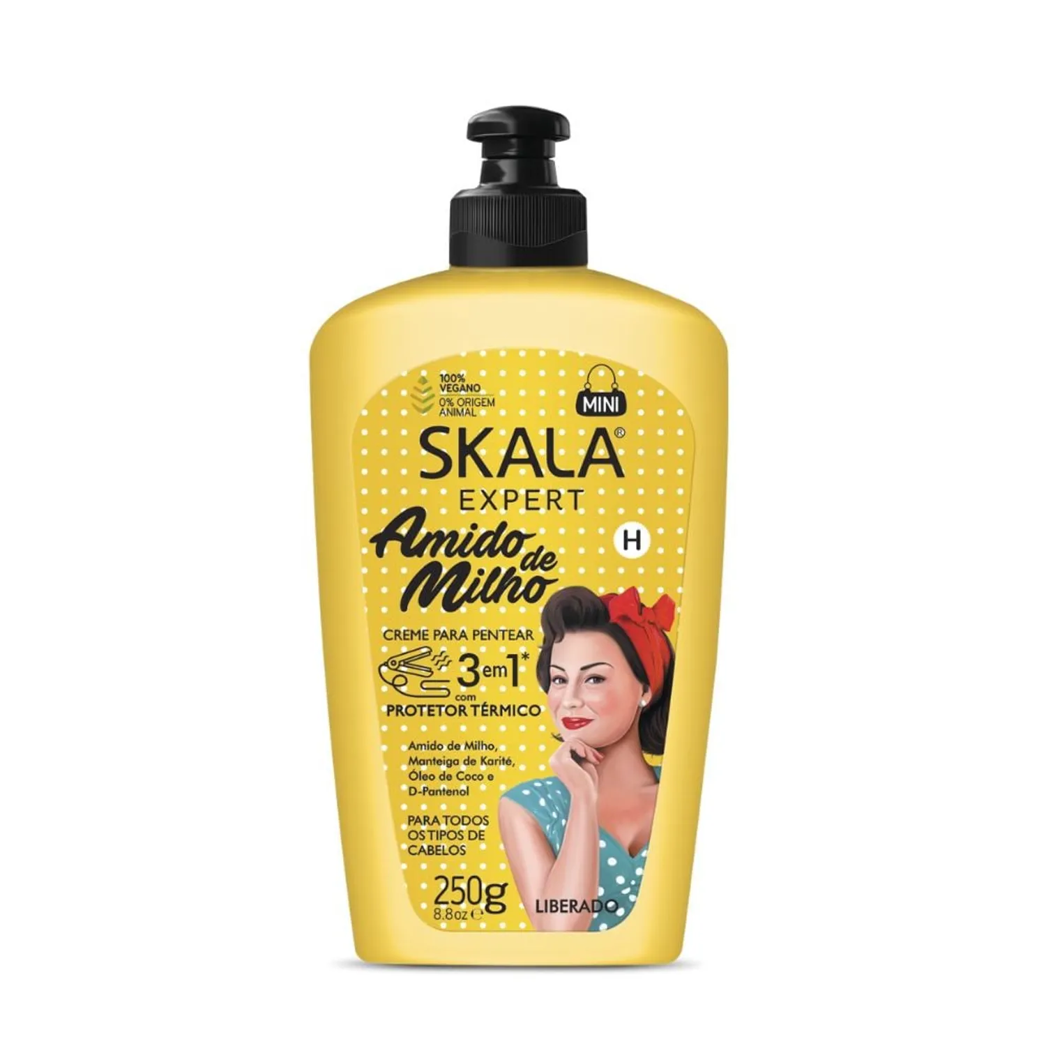 SKALA EXPERT CREMA PEINAR AMIDO MILHO 3 EN 1 250G TERMOPROTECTOR - 1