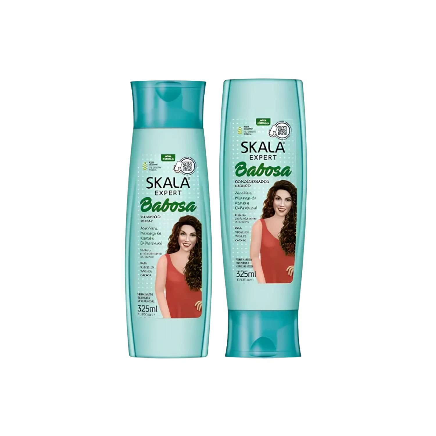 SHAMPOO ACONDICIONADOR BABOSA ALOE VERA SKALA EXPERT 325ML DUO PACK - 2