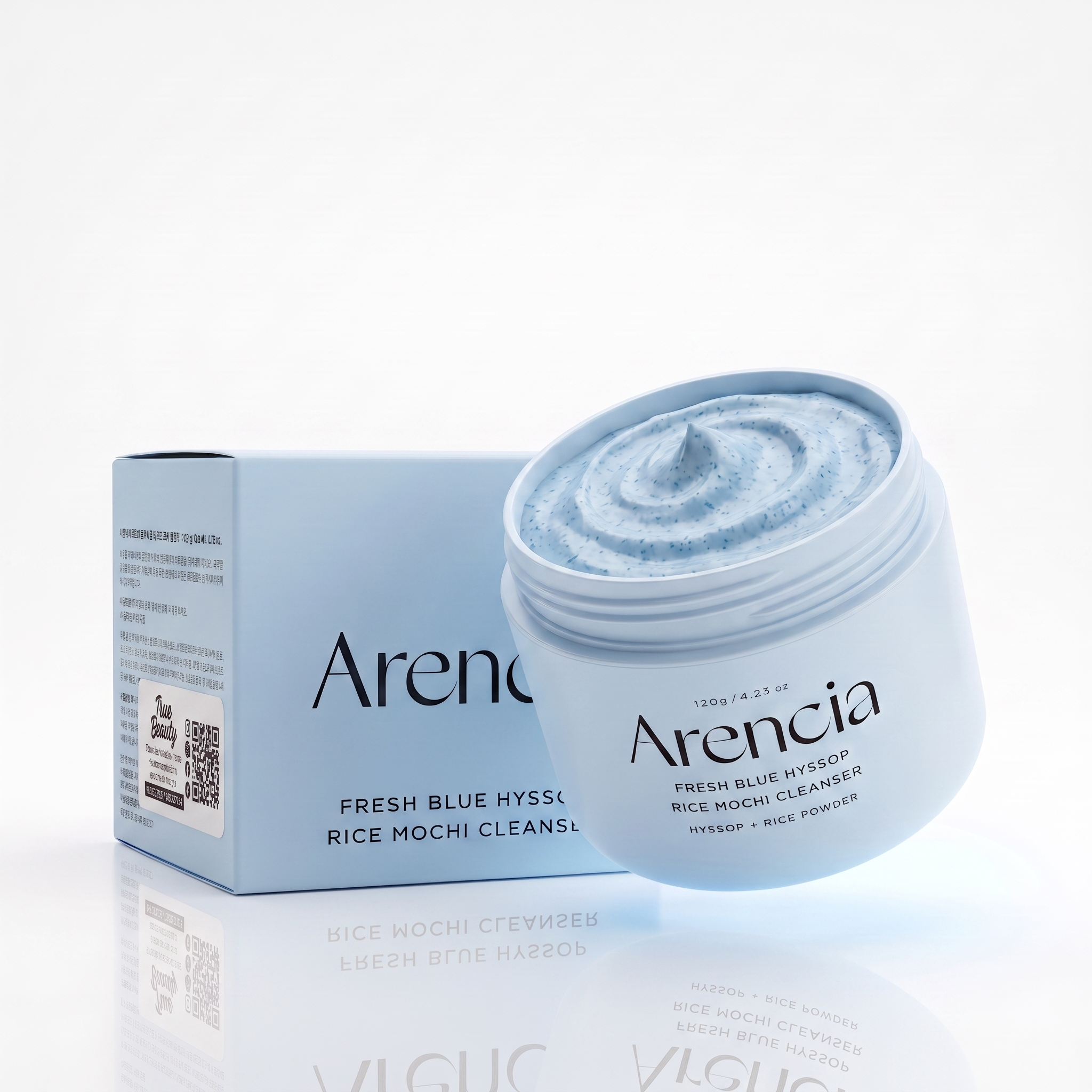 ARENCIA LIMPIADOR FRESH BLUE HYSSOP RICE MOCHI CLEANSER 120G - 1