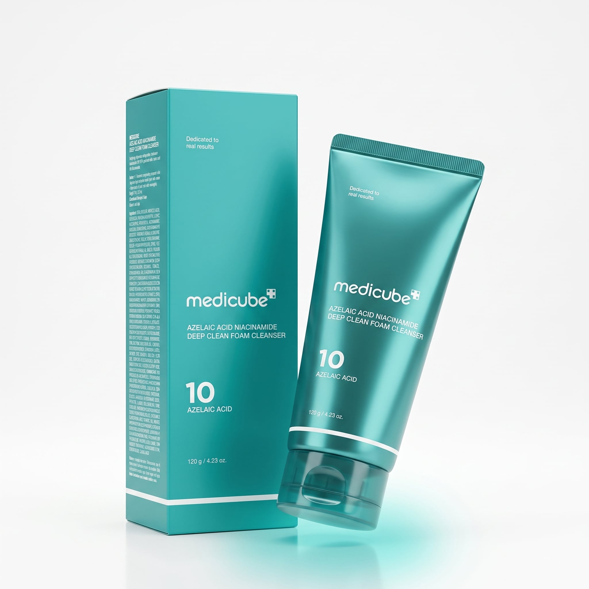 MEDICUBE LIMPIADOR AZELAIC ACID 10 NIACINAMIDE DEEP CLEAN FOAM CLEANSER 120G - 1