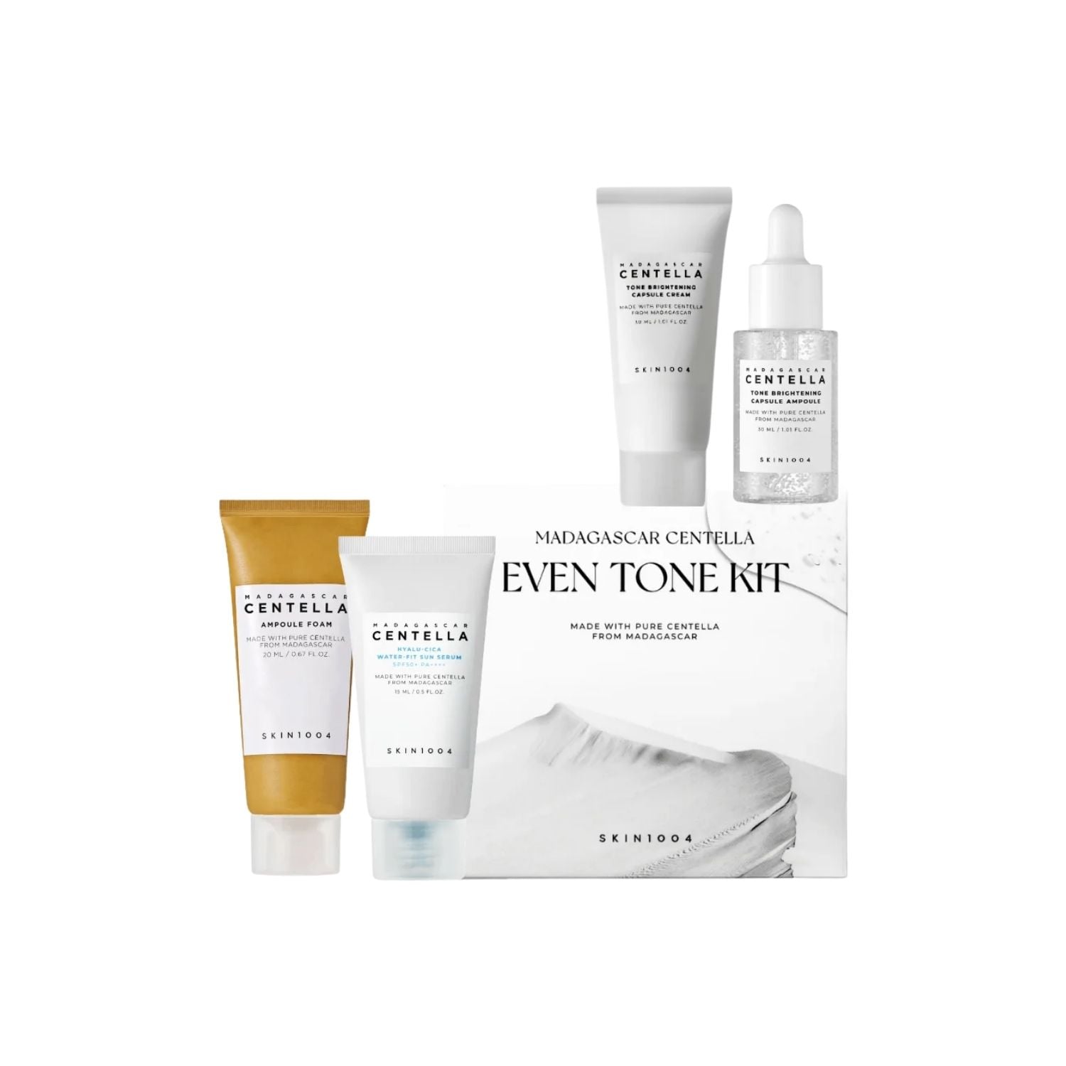 SKIN1004 MADAGASCAR CENTELLA EVEN TONE TRAVEL KIT 4 PCS - 1