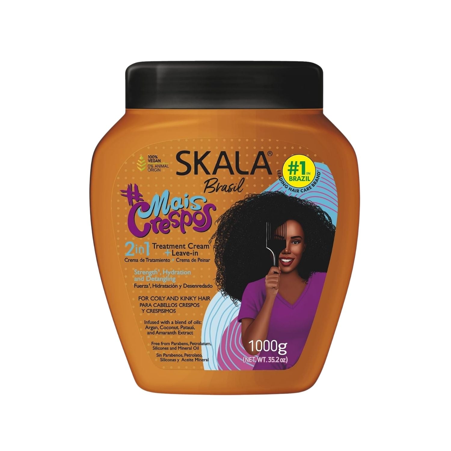 SKALA CREMA MAIS CRESPOS EXPERT TRATAMIENTO CAPILAR 1000G - 1