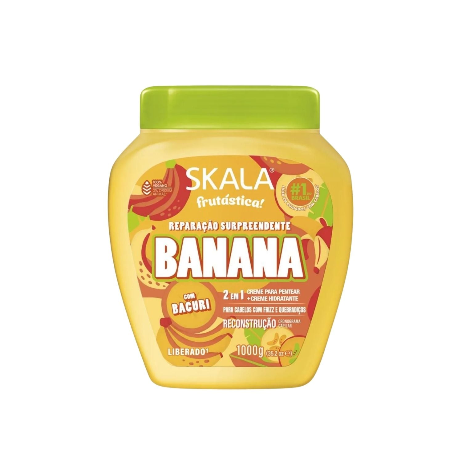 SKALA CREMA FRUTASTICA BANANA TRATAMIENTO CAPILAR 1000G - 1