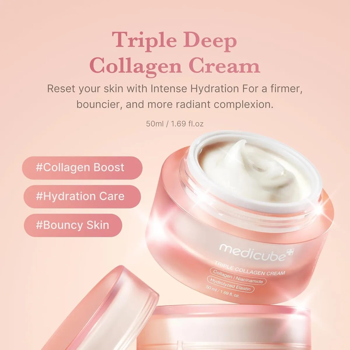 MEDICUBE CREMA TRIPLE COLLAGEN CREAM 4.0 50ML ANTIEDAD - 3