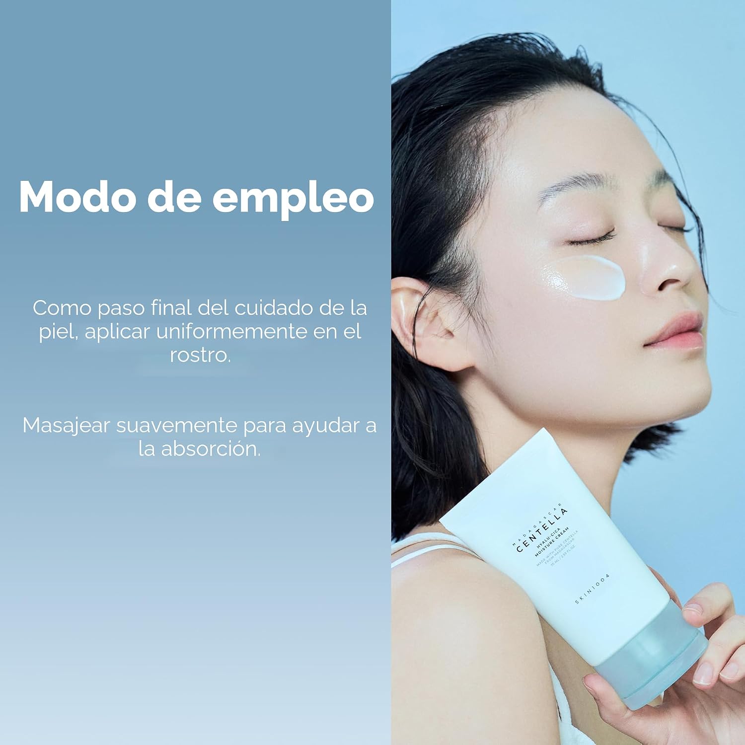 SKIN1004 CREMA MADAGASCAR CENTELLA HYALU-CICA MOISTURE CREAM 75ML - 4