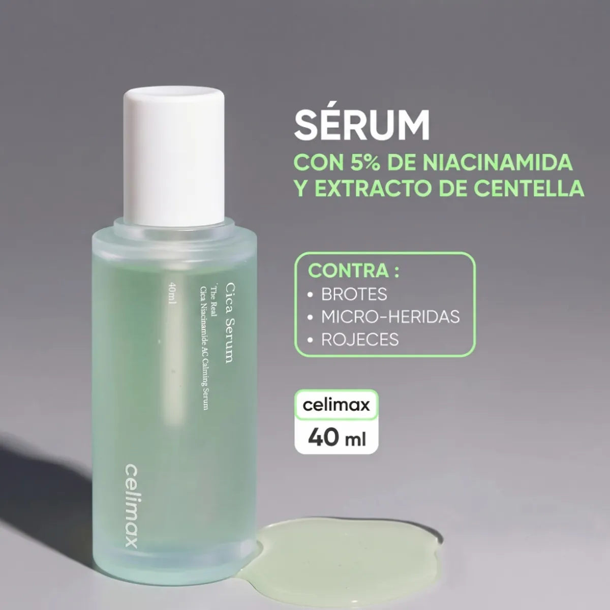 CELIMAX SERUM CICA NIACINAMIDE AC CALMING CENTELLA 40ML - 2