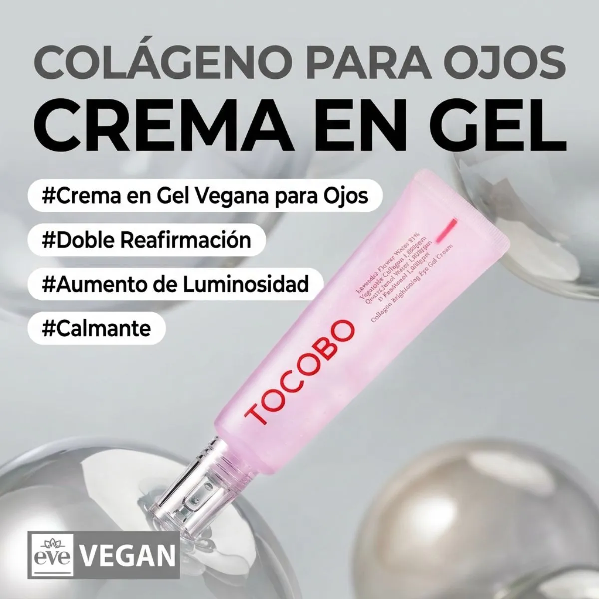 TOCOBO CONTORNO DE OJOS COLLAGEN BRIGHTENING EYE GEL CREAM 30ML - 2
