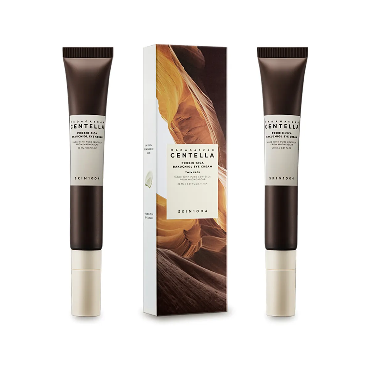 MADAGASCAR CENTELLA PROBIO-CICA BAKUCHIOL EYE CREAM 20ML TWIN PACK CONTORNO DE OJOS - 1