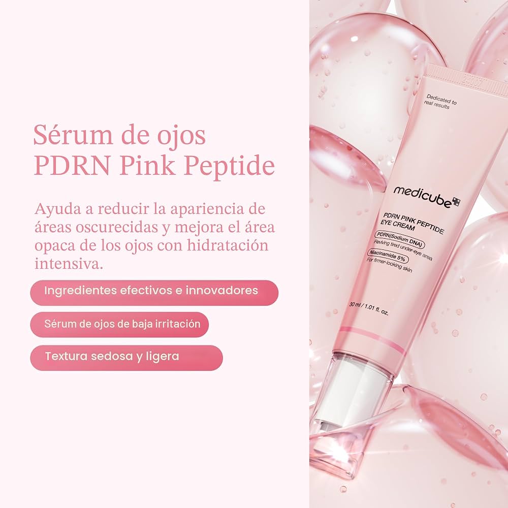 MEDICUBE PDRN PINK PEPTIDE EYE CREAM 30ML CONTORNO DE OJOS - 2