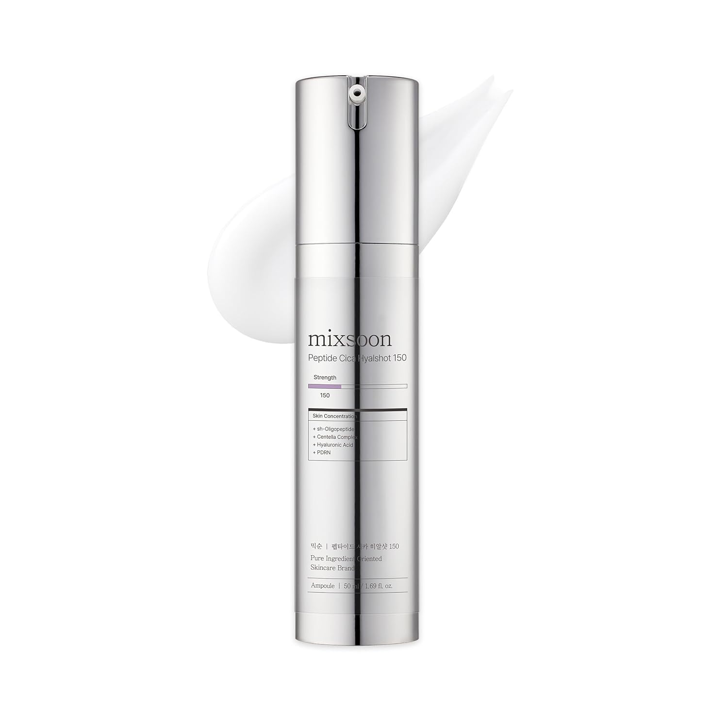 MIXSOON SERUM PEPTIDE CICA HYALSHOT 150 AMPOULE 50ML MICROAGUJAS - 1