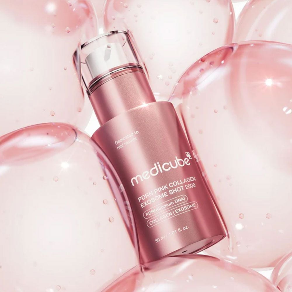 MEDICUBE PDRN SERUM PINK COLLAGEN EXOSOME SHOT 2000 30ML MICROAGUJAS - 3