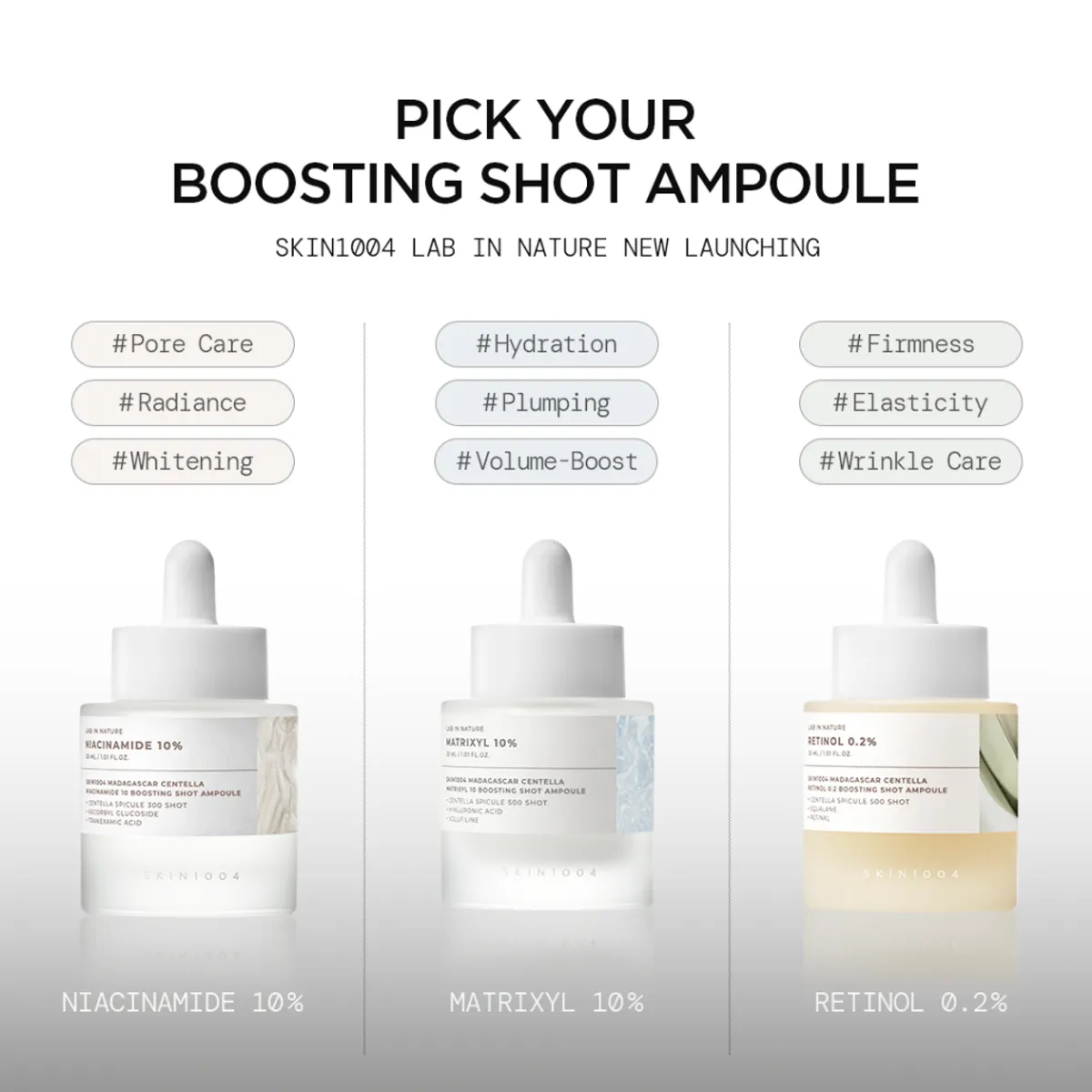 SKIN1004 SERUM MADAGASCAR CENTELLA MATRIXYL 10 BOOSTING SHOT AMPOULE 30ML - 4