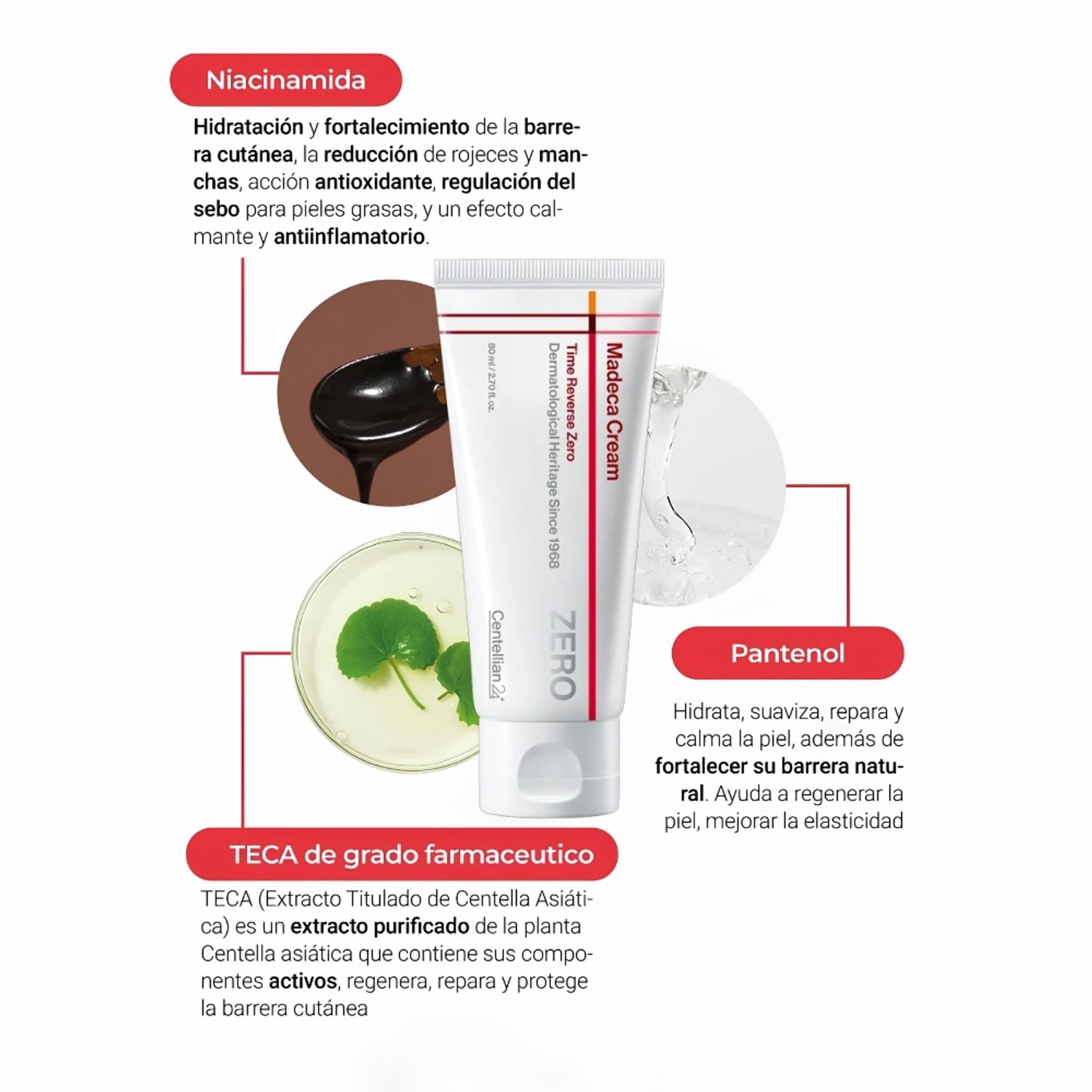 MADECA CREAM TIME REVERSE CENTELLIAN24 ZERO 80ML - 3