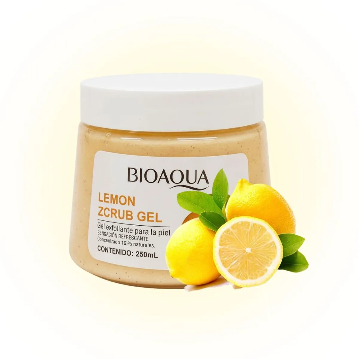 BIOAQUA EXFOLIANTE EN GEL CORPORAL LEMON ZCRVB LIMON GEL 250ML - 2