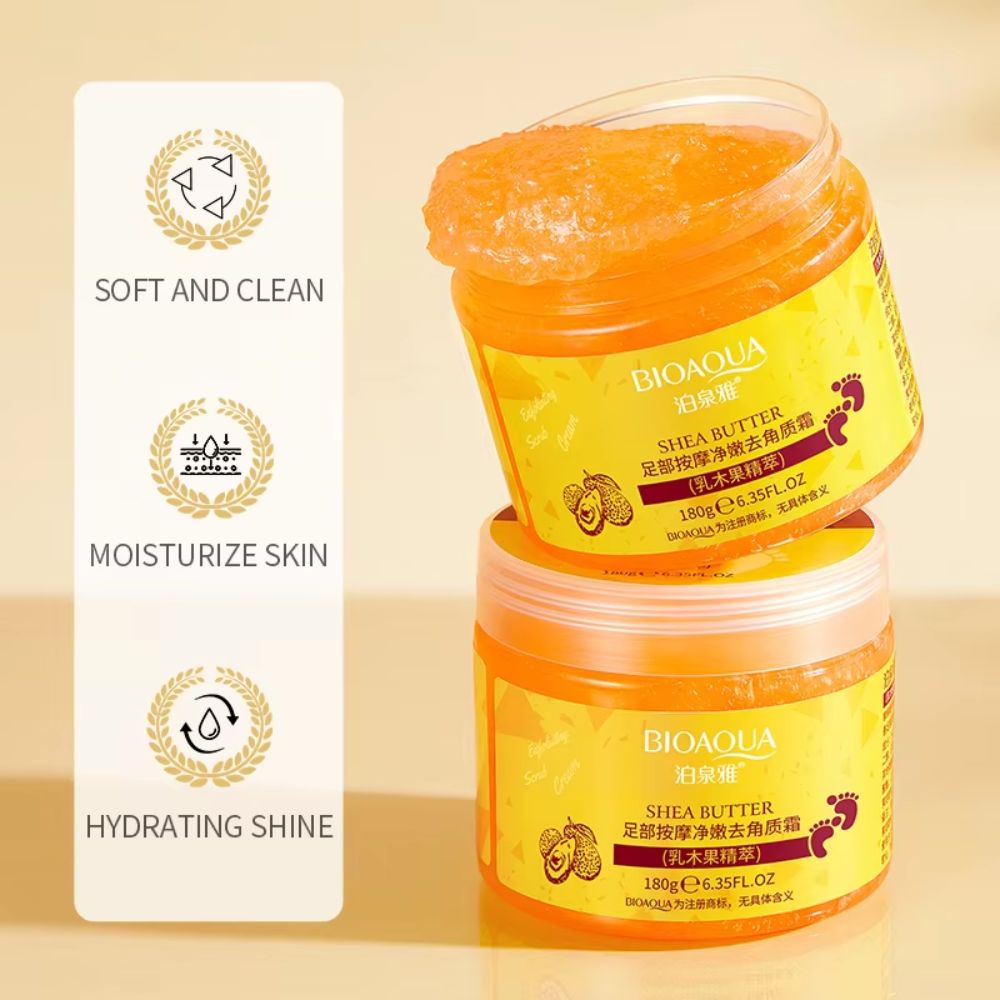 BIOAQUA EXFOLIANTE PARA PIES 180G FOOT MASSAGE EXFOLIATING CREAM - 2