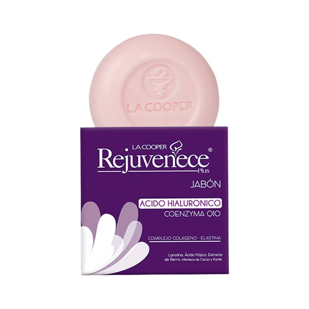 JABON LA COOPER REJUVENECE PLUS ACIDO HIALURONICO Y COENZIMA Q10 80G - 2