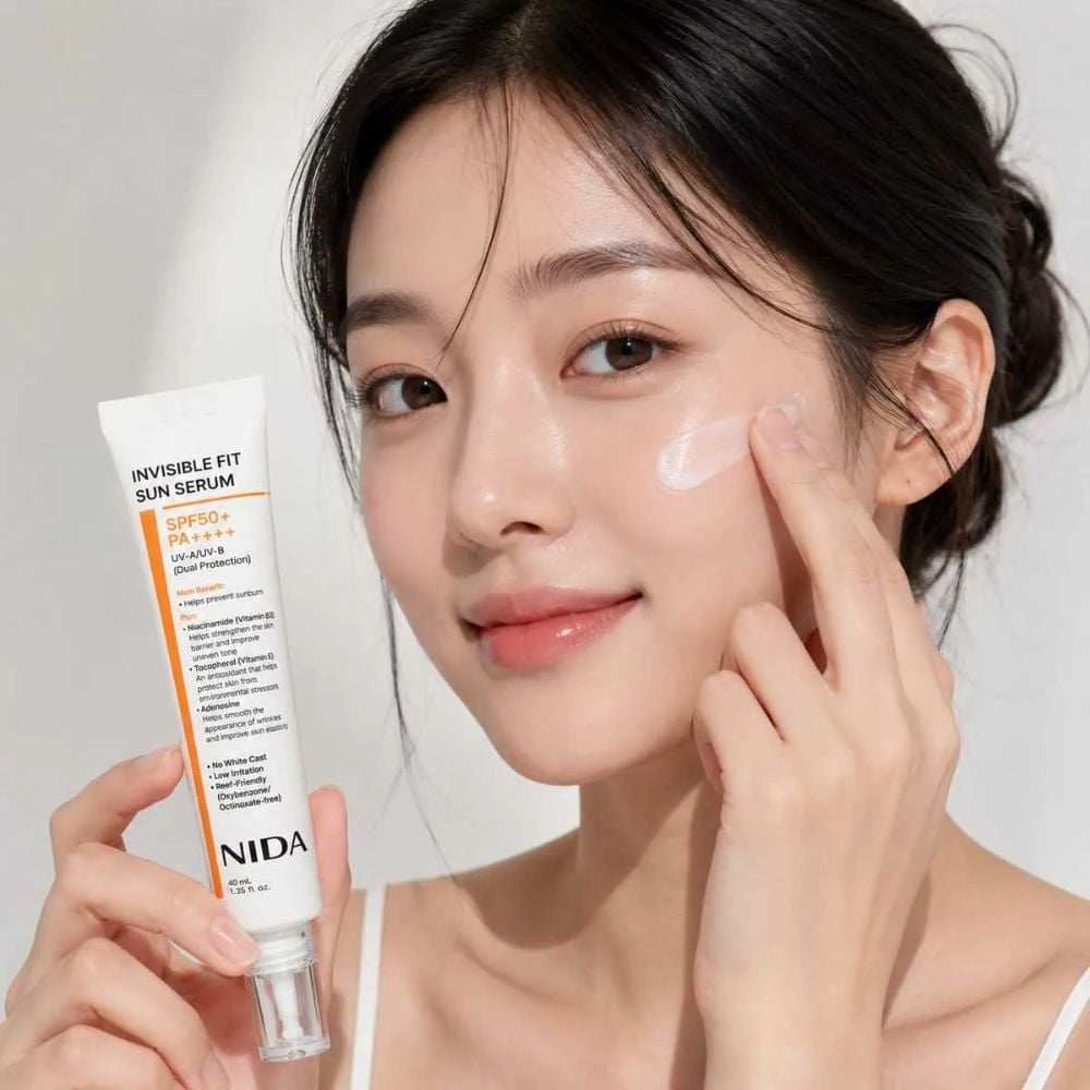 NIDA BLOQUEADOR INVISIBLE FIT SUN SERUM SPF50+ PA++++ 40ML - 5