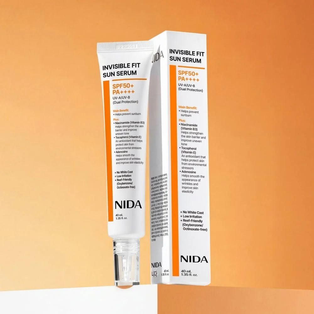 NIDA BLOQUEADOR INVISIBLE FIT SUN SERUM SPF50+ PA++++ 40ML - 6