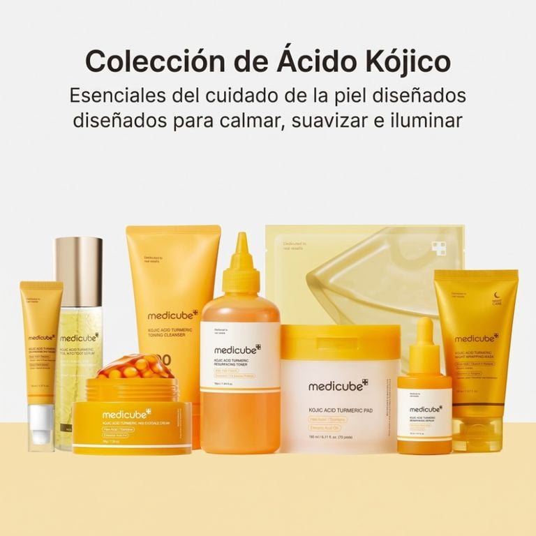 MEDICUBE KOJIC ACID TURMERIC NIGHT WRAPPING MASK 2.0 75ML MASCARILLA FACIAL - 5