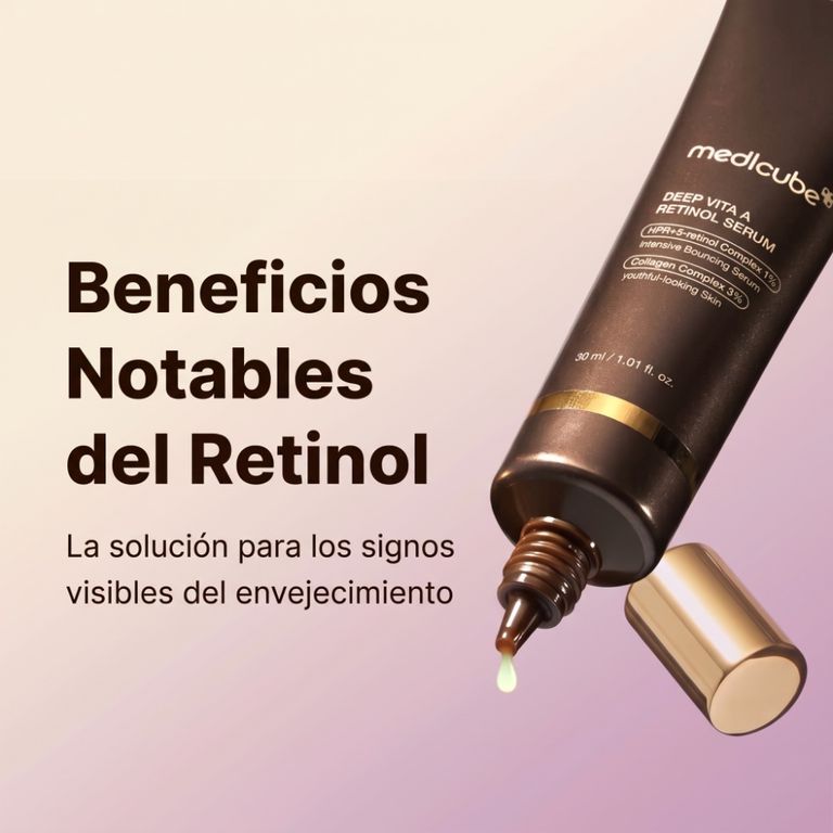 MEDICUBE DEEP VITA-A RETINOL SERUM 30ML SERUM ANTIEDAD FACIAL COREANO - 2