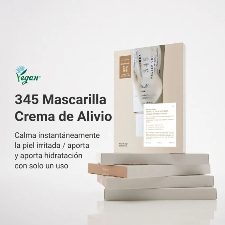 DR ALTHEA 345 RELIEF CREAM MASK 25G X 1 UNIDAD MASCARILLA FACIAL HIDRATANTE COREANA - 2