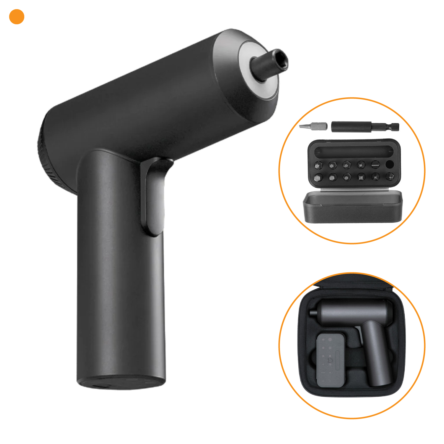 XIAOMI DESTORNILLADOR ELECTRICO INALAMBRICO CON 12 PIEZAS - TIPO TALADRO - 1
