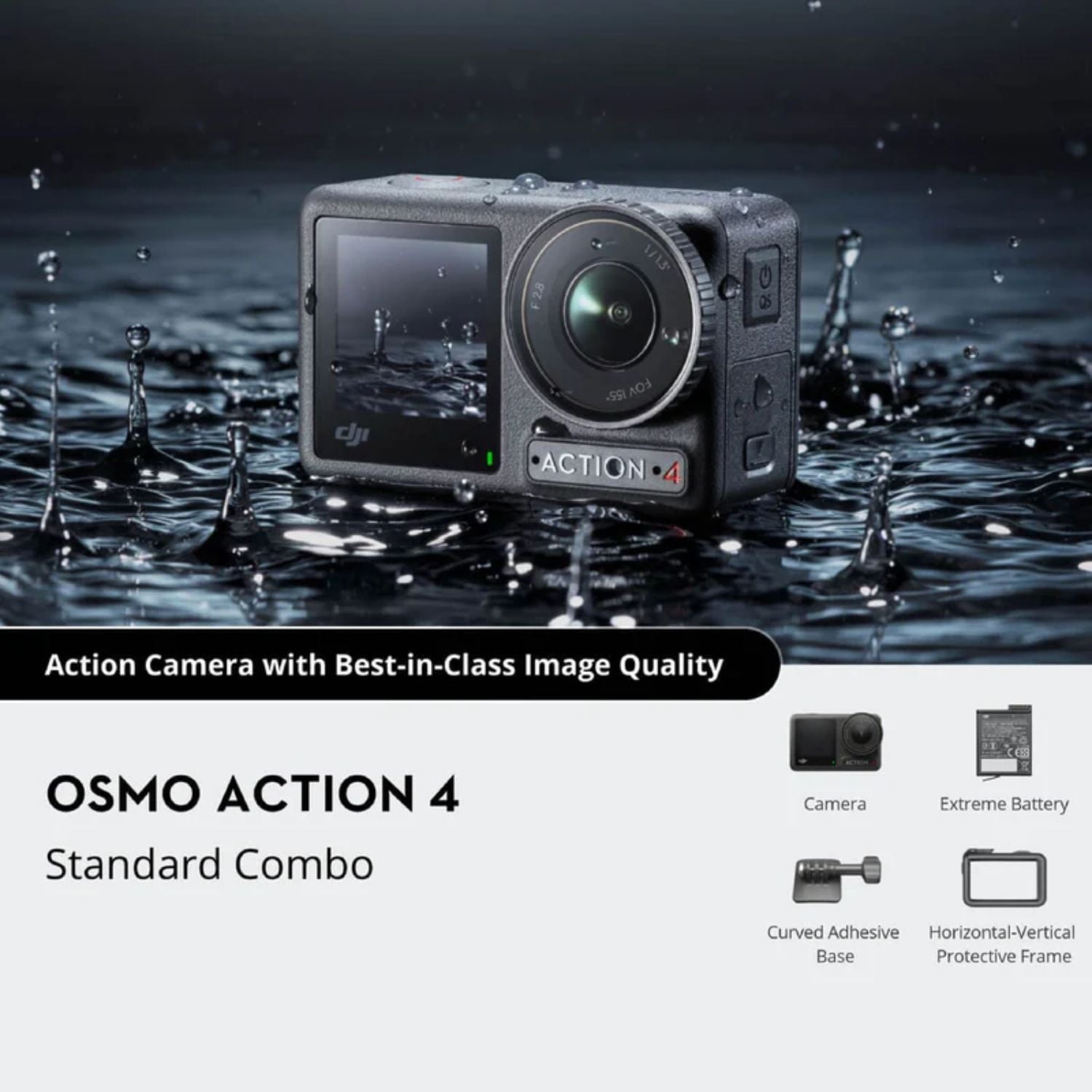 DJI CAMARA DE ACCION OSMO ACTION 4 STANDARD COMBO - 4