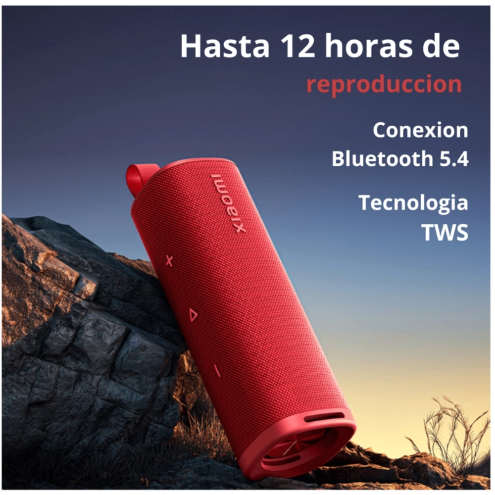 PARLANTE BLUETOOTH XIAOMI S29D 30 W SOUND OUTDOOR ROJO MDZ-38-DB - 4