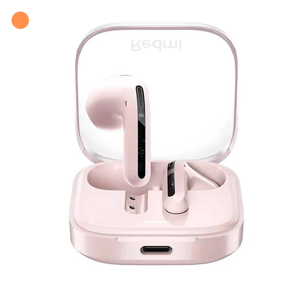 AUDÍFONOS XIAOMI IN-EAR M2344E1 REDMI BUDS 6 ACTIVE BLUETOOTH ROSA NUDE - 1