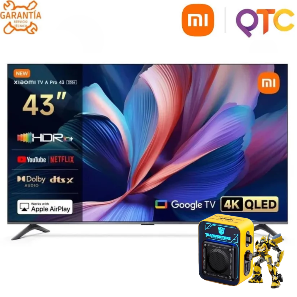 XIAOMI TELEVISOR 43' SMART TV QLED, 4K ULTRA HD, A PRO 2026 - 4