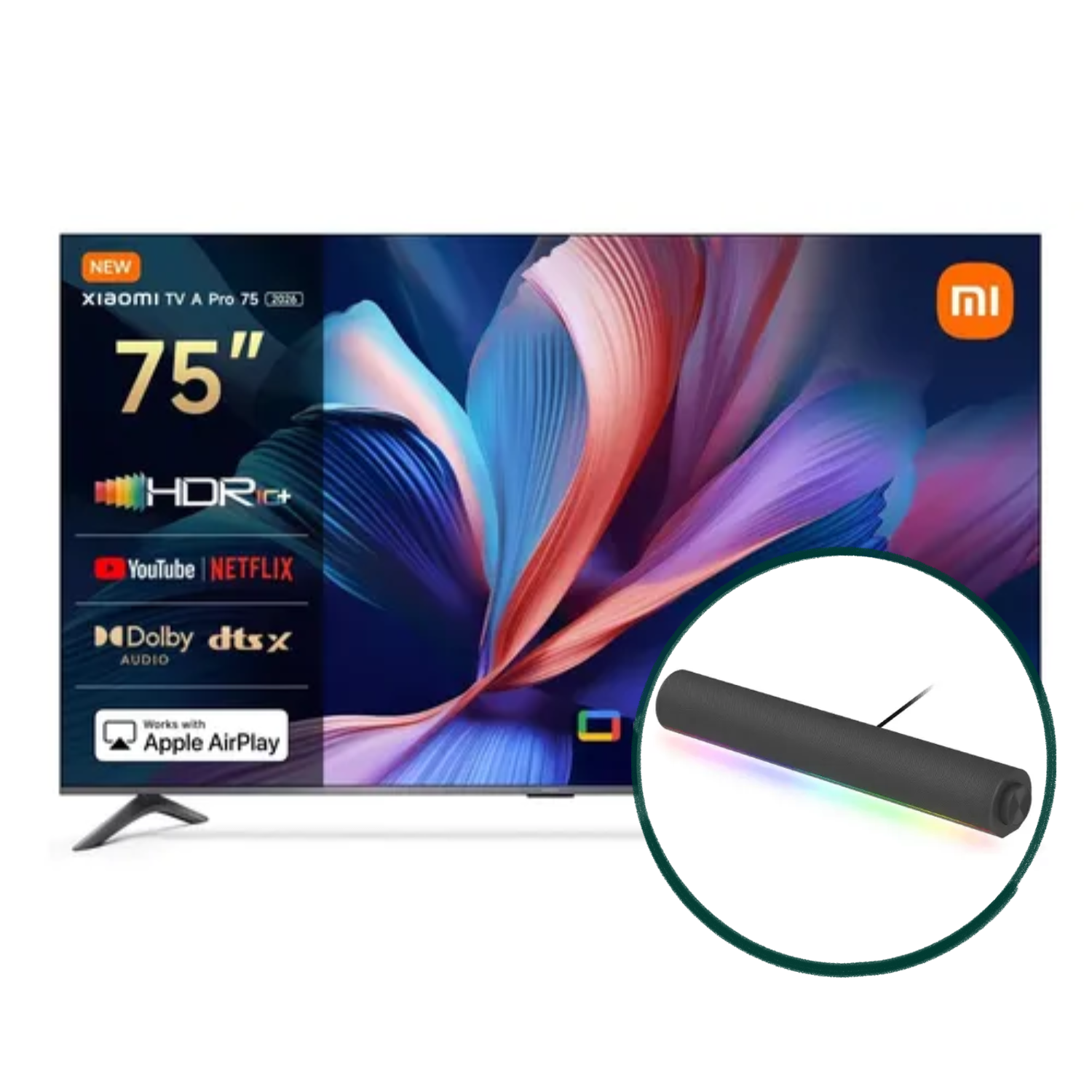 Televisor Xiaomi A Pro 75" 2025 QLED 4K