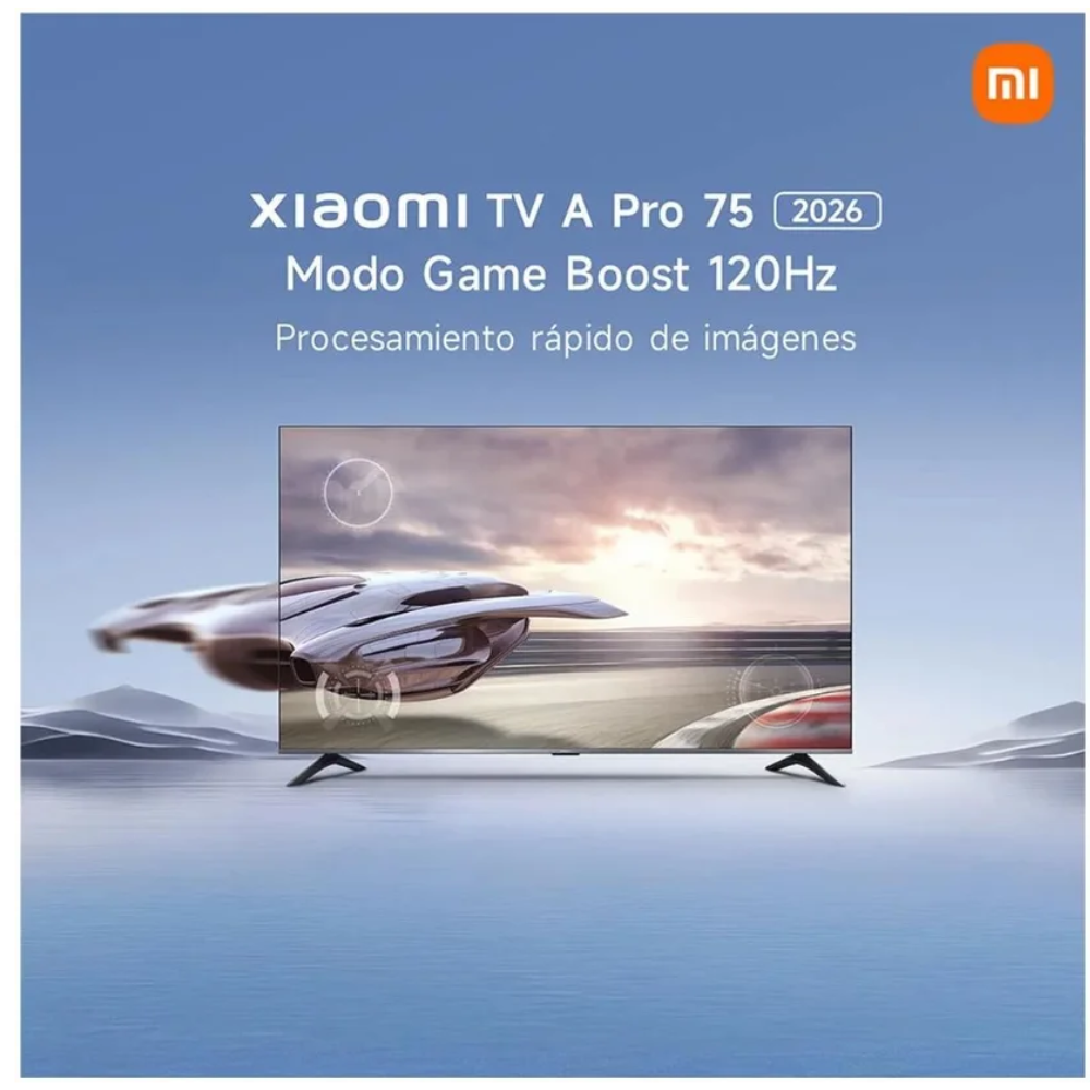 Xiaomi TV A Pro 75 2026 QLED 4K Google TV + Desktop Speaker ASB02G Dolby Audio - 3