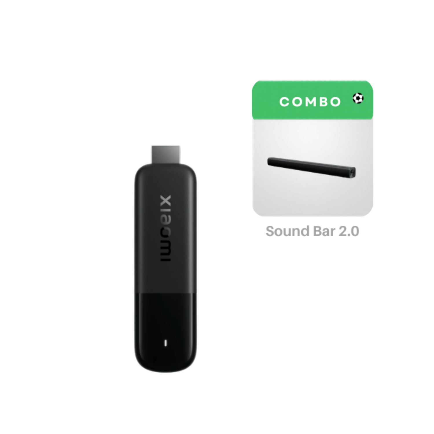 XIAOMI TV STICK 4K (2ND GEN) + SOUND BAR 2.0 - 1
