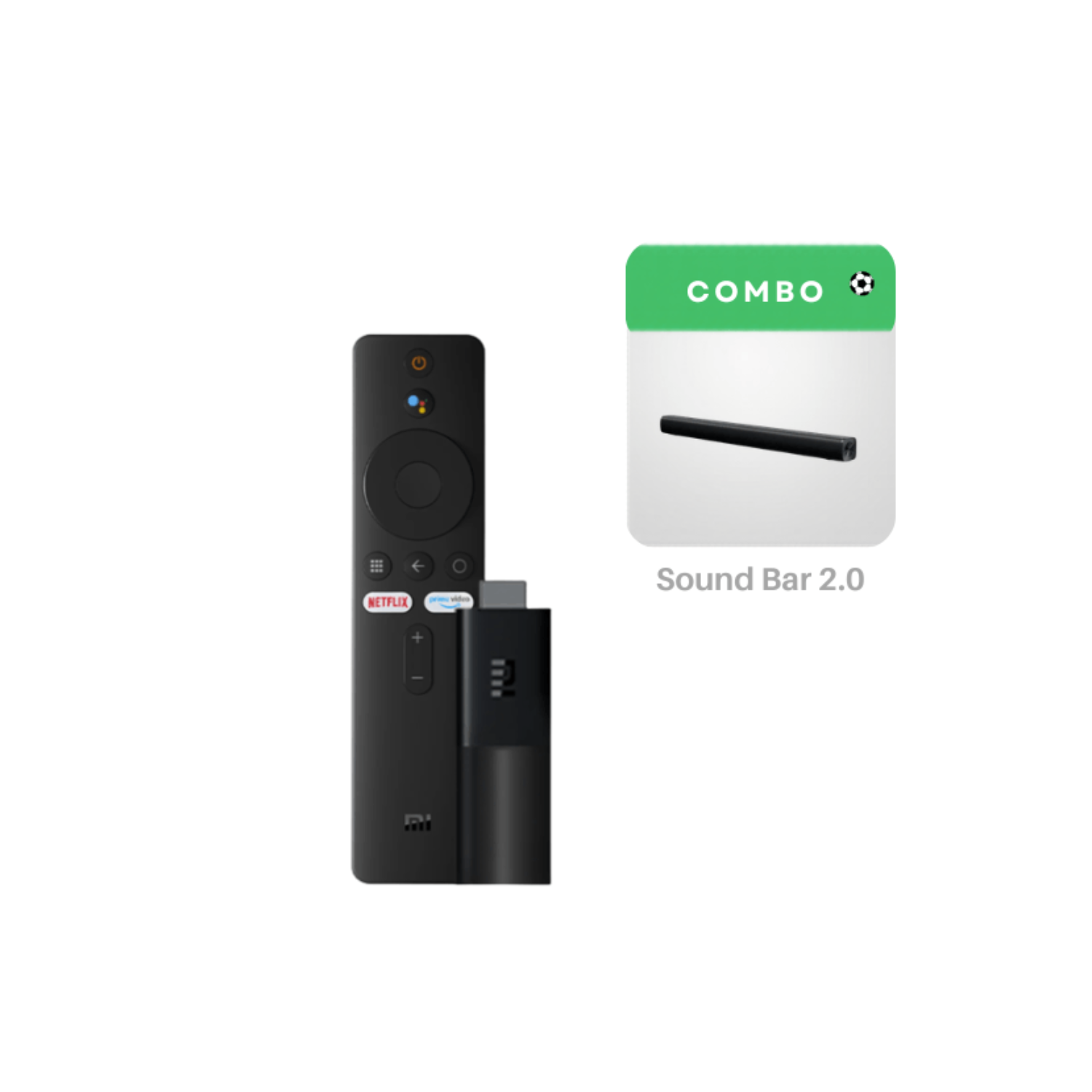XIAOMI MI TV STICK + SOUND BAR 2.0 - 1