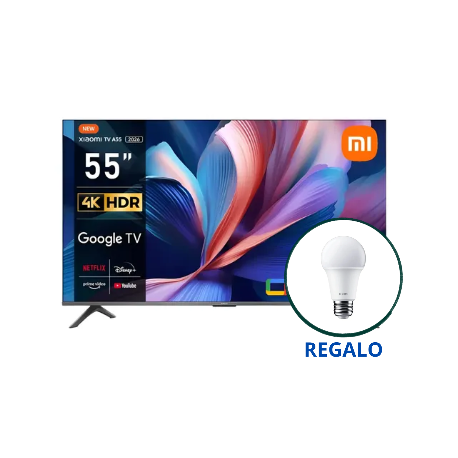 XIAOMI TV A PRO 55 2026 QLED 4K GOOGLE TV - 1