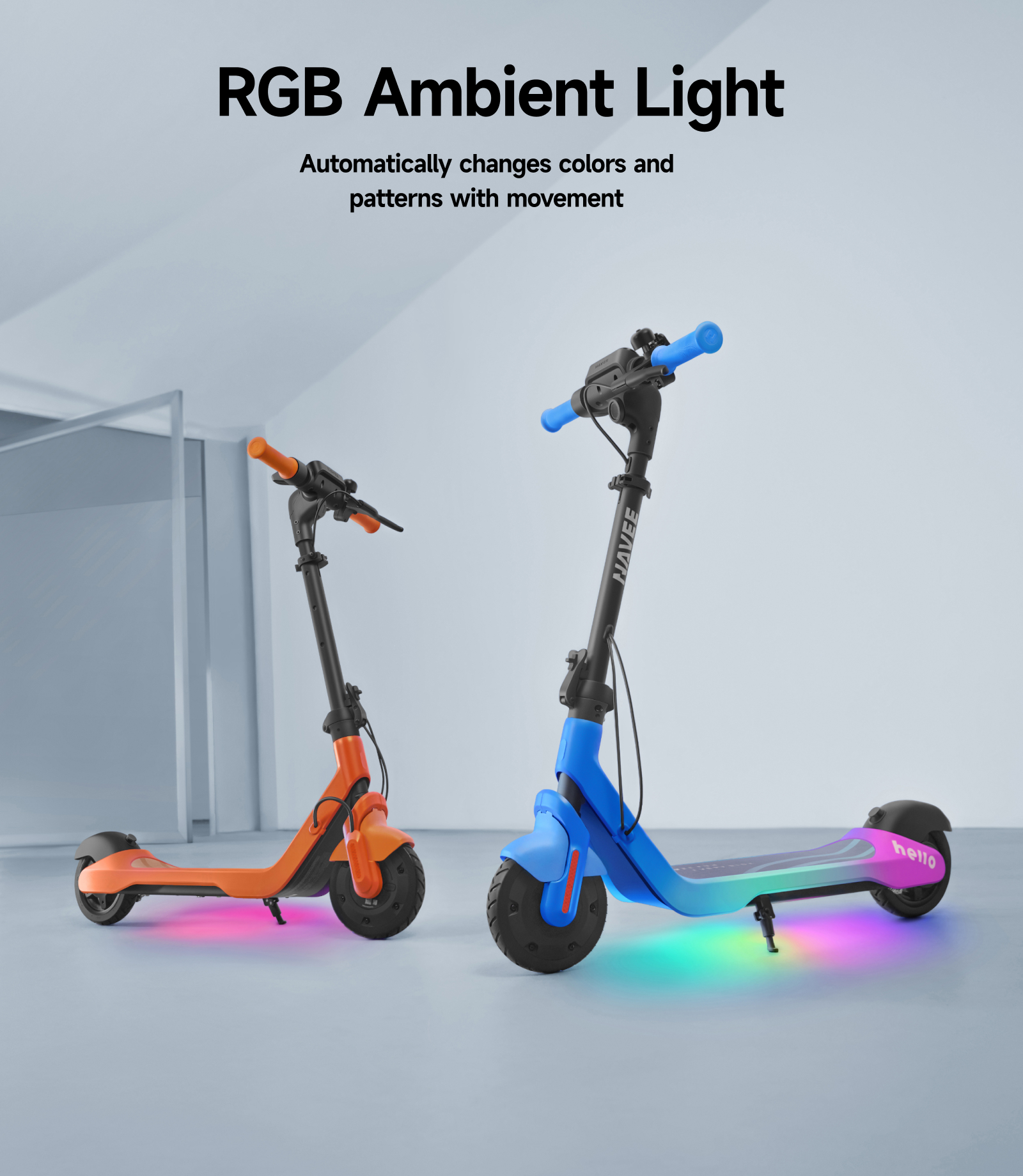 SCOOTER ELÉCTRICO INFANTIL NAVEE K100 PRO 160W 11KM AUTONOMÍA 16KM/H MANUBRIO AJUSTABLE - 6