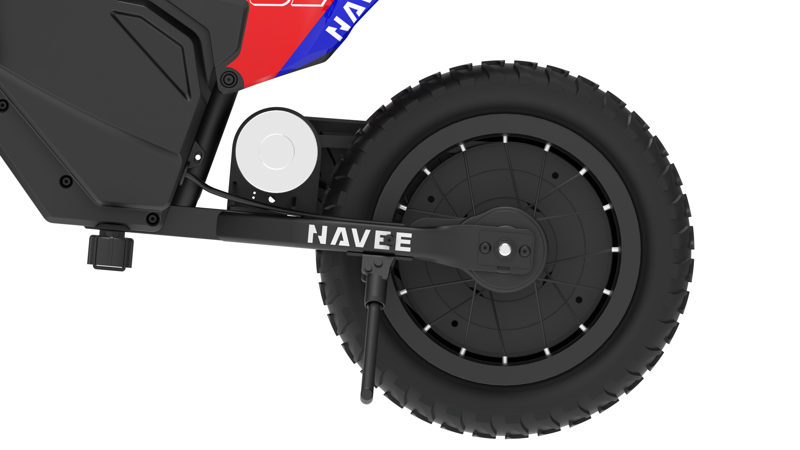 MOTO ELECTRICA PARA NIÑOS NAVEE CYBER X PRO 300W 25KM/H 15KM AUTONOMÍA AZUL - 10
