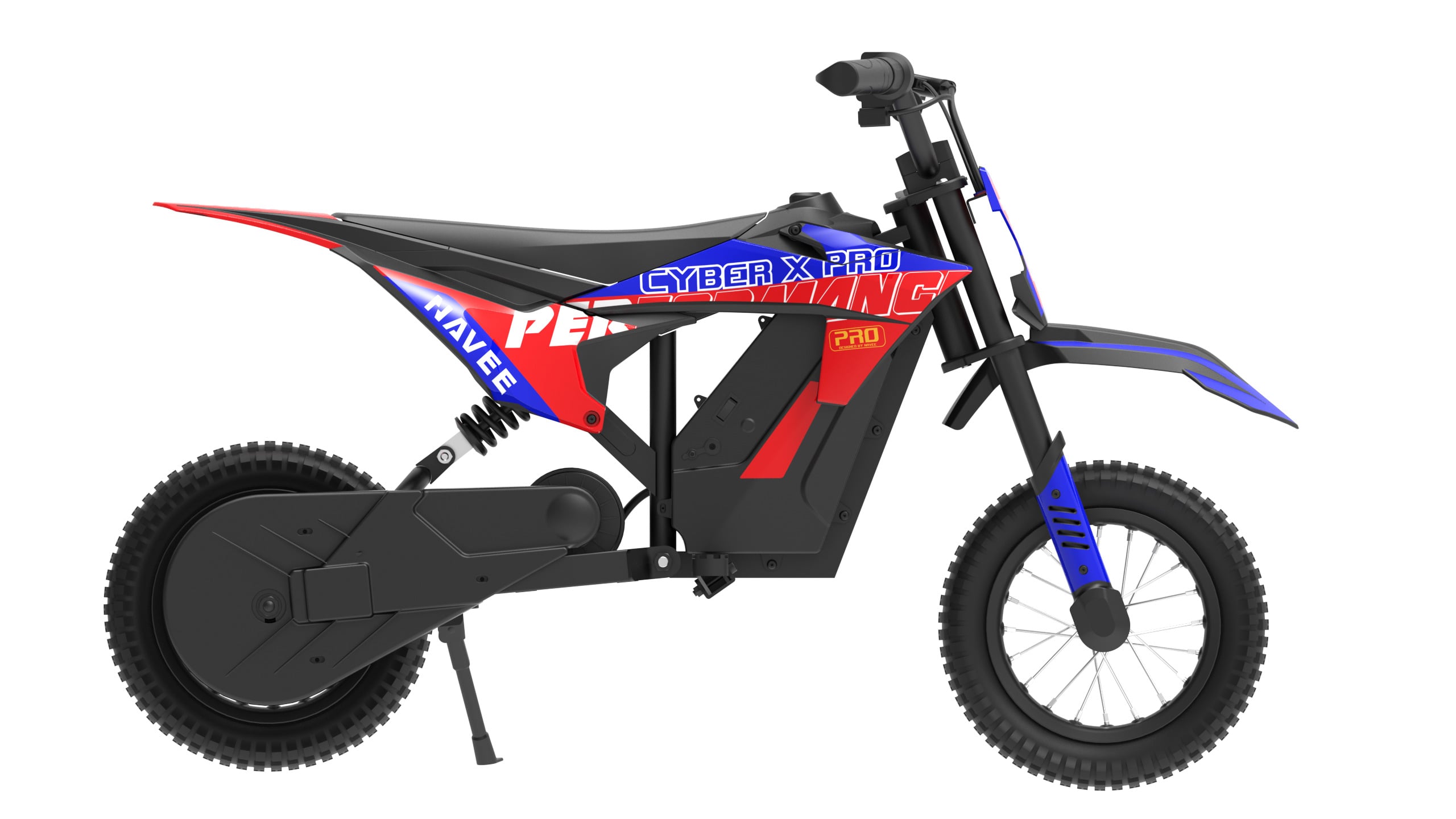 MOTO ELECTRICA PARA NIÑOS NAVEE CYBER X PRO 300W 25KM/H 15KM AUTONOMÍA AZUL - 6