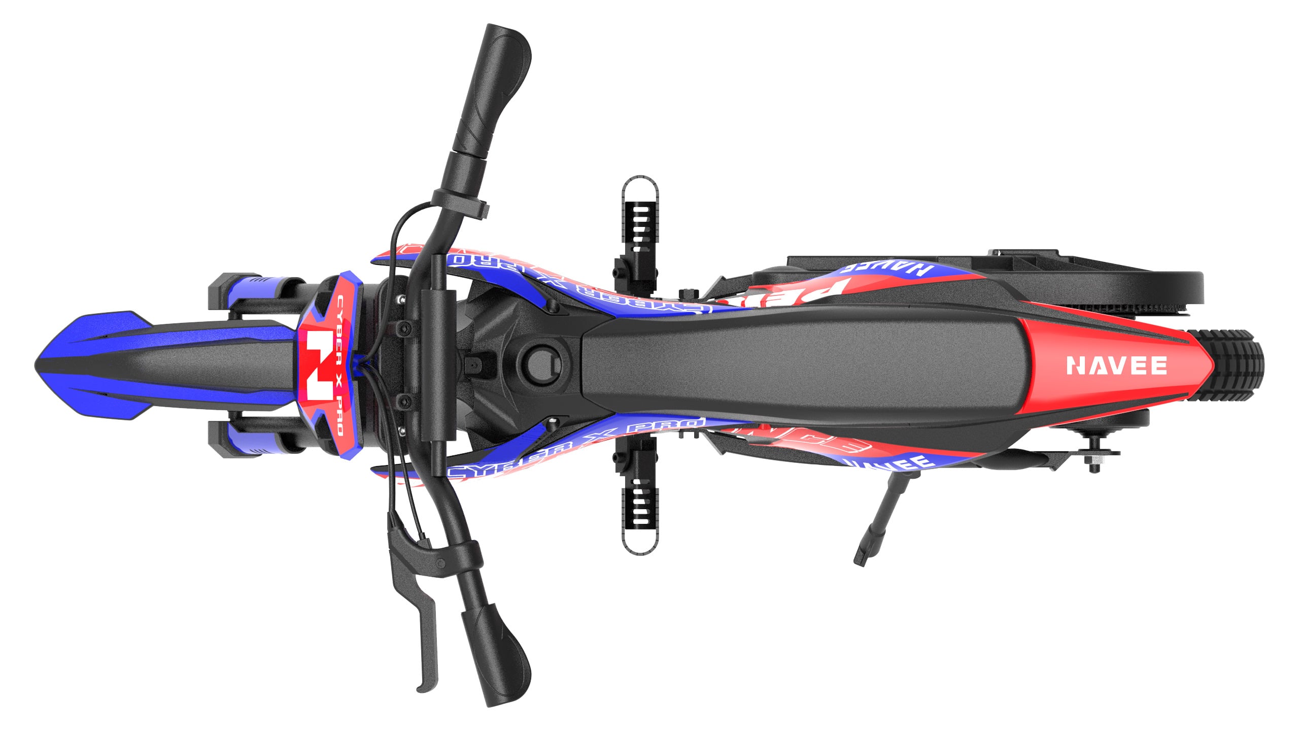 MOTO ELECTRICA PARA NIÑOS NAVEE CYBER X PRO 300W 25KM/H 15KM AUTONOMÍA AZUL - 8