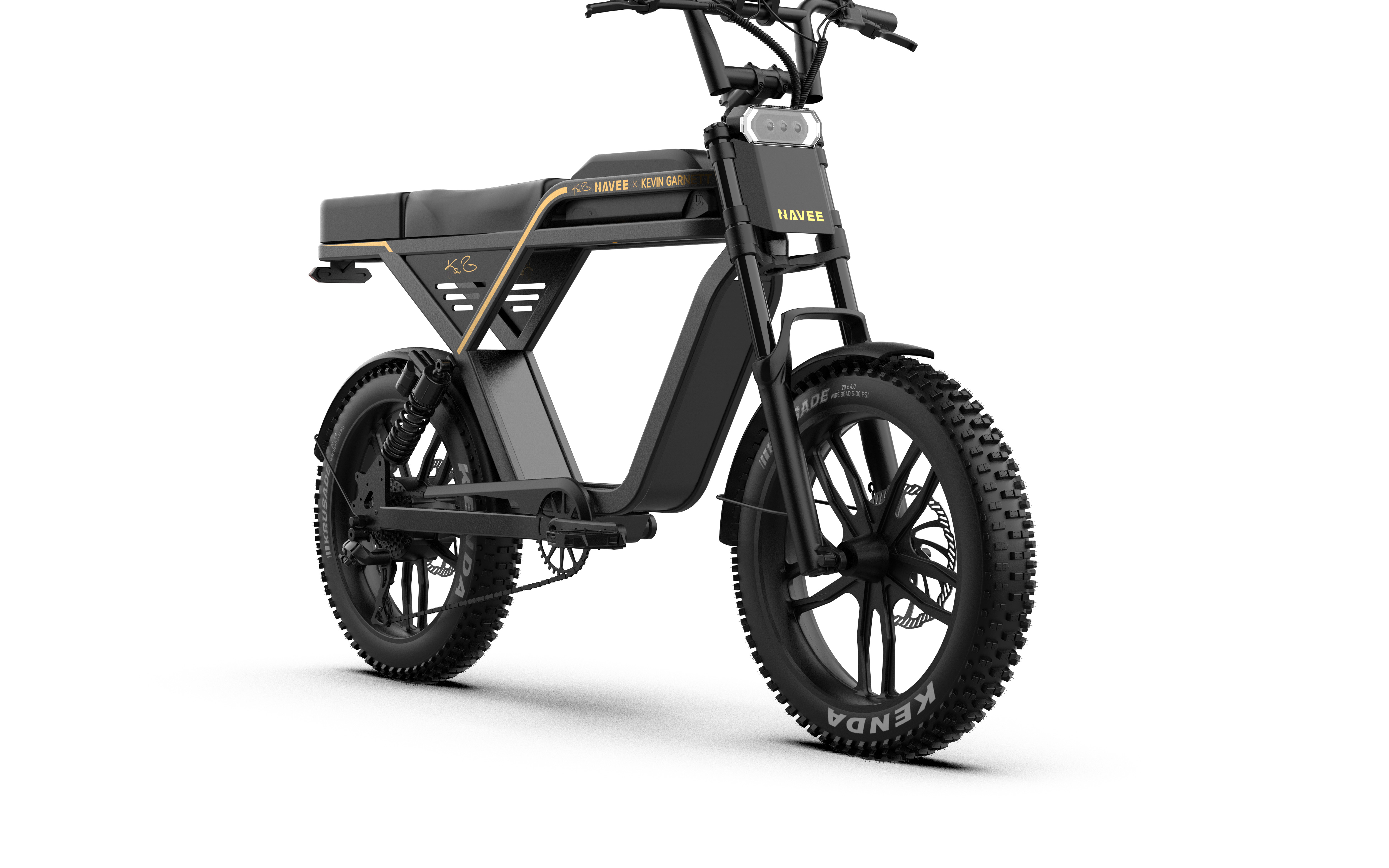 BICICLETA ELÉCTRICA NAVEE KG05 250W 48V 14.5AH ARO 20 FAT TIRE 25KM/H - 4