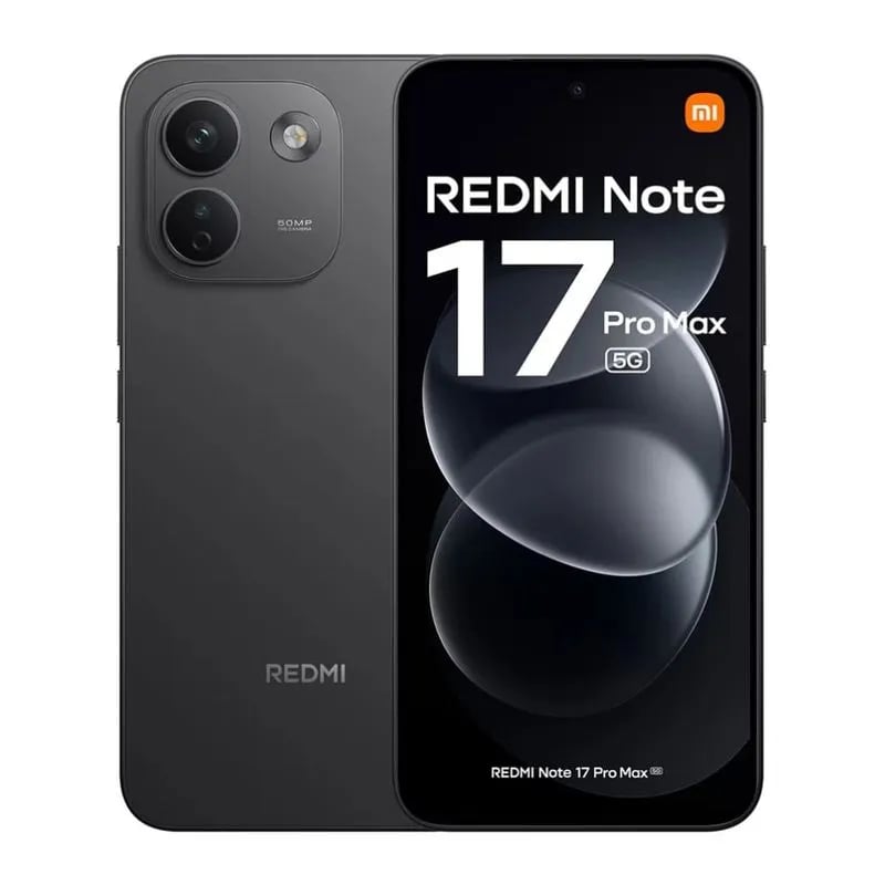 CELULAR XIAOMI REDMI NOTE 17 PRO MAX 5G 8GB RAM 256GB NEGRO - 1