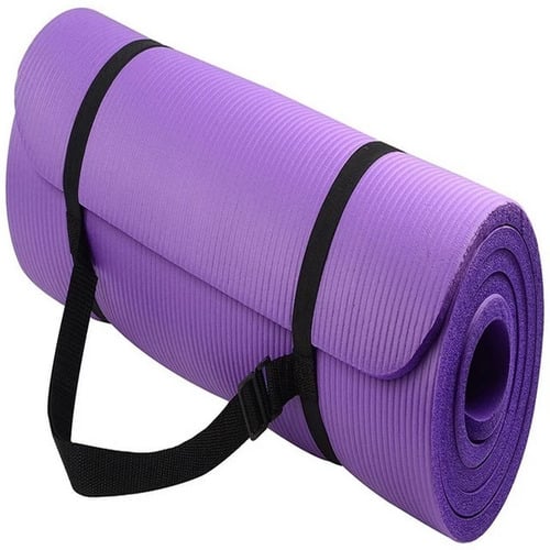 COLCHONETA WINNER 20 MM YOGA MAT EXTRA GRUESA PREMIUN PILATES GYM PURPLE - 6