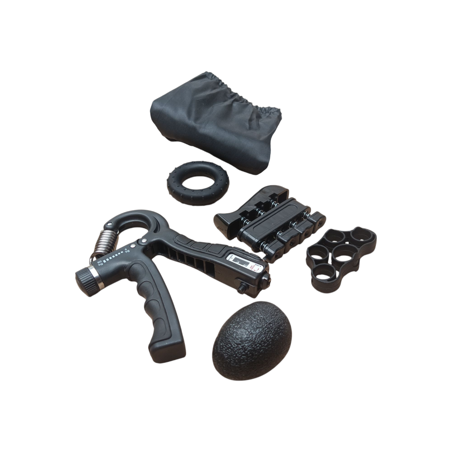 HAND GRIP 60 KG CONTADOR + KIT FORTALECIMIENTO DE AGARRE - 1