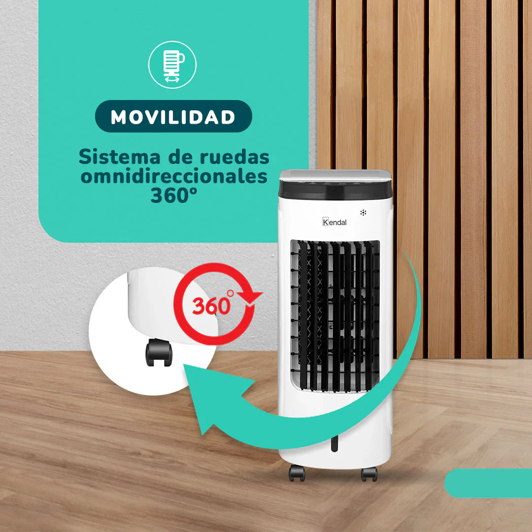 ENFRIADOR DE AIRE Y VENTILADOR 4 EN 1 KENDAL - 7