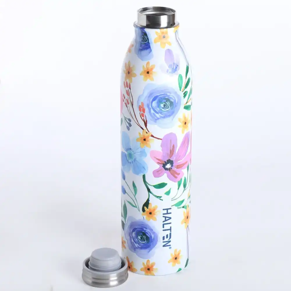 BOTELLA TERMICA DONNA 750 ML FLORES - HALTEN - 1