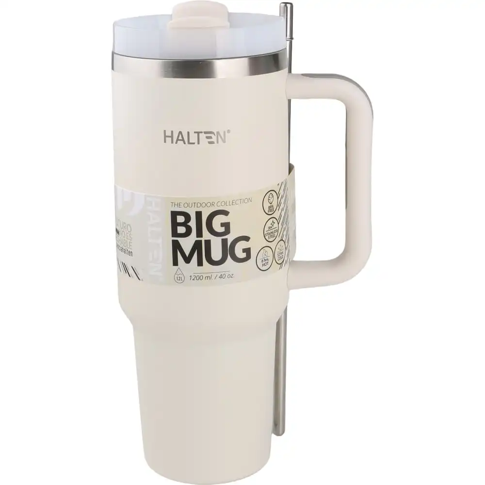 BIG MUG HALTEN ACERO INOX - BEIGE - 1