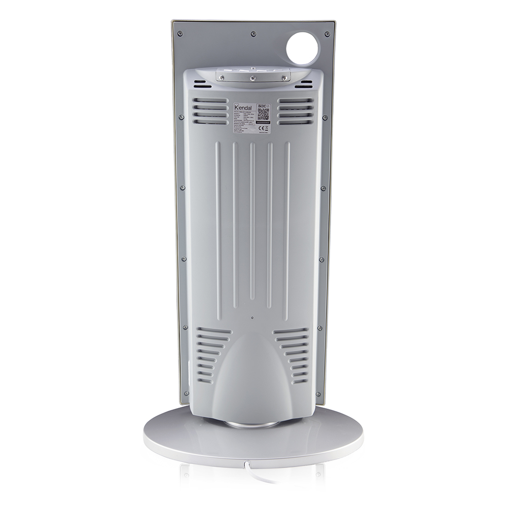 ESTUFA ELÉCTRICA FIBRA DE CARBONO KENDAL 1000W OSCILANTE CALEFACTOR SILVER - 3